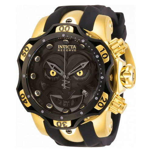 RELOJ BUFÓN PARA HOMBRE INVICTA DC COMICS 30063 - NEGRO, ORO, OSCURO GRIS