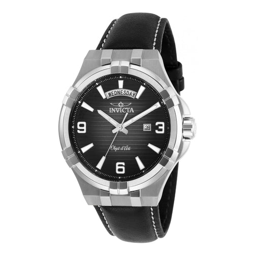 RELOJ CLÁSICO PARA HOMBRE INVICTA OBJET D ART 30183 - NEGRO