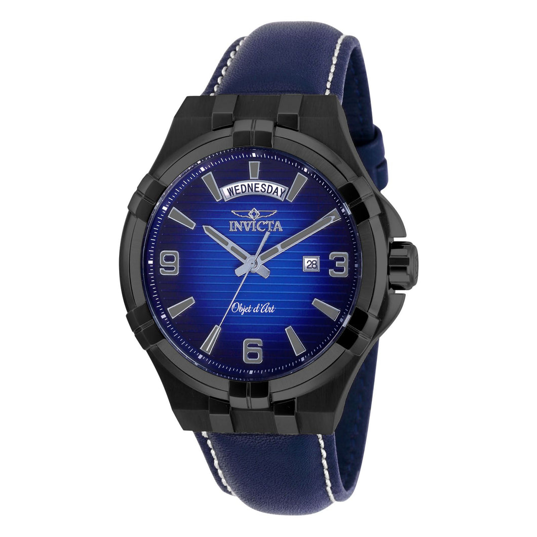 RELOJ CLÁSICO PARA HOMBRE INVICTA OBJET D ART 30189 - AZUL