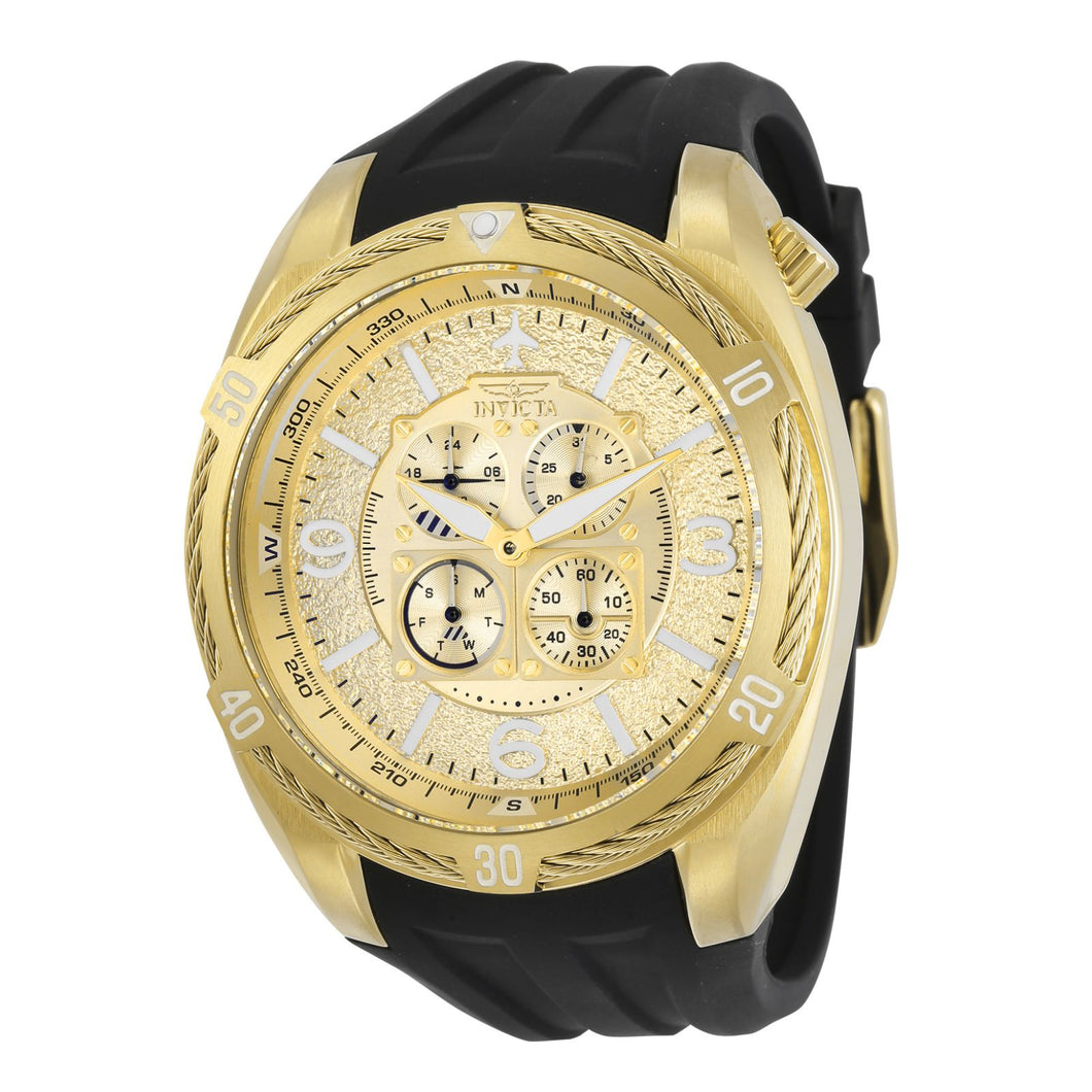 RELOJ DEPORTIVO PARA HOMBRE INVICTA AVIATOR 30486 - ORO