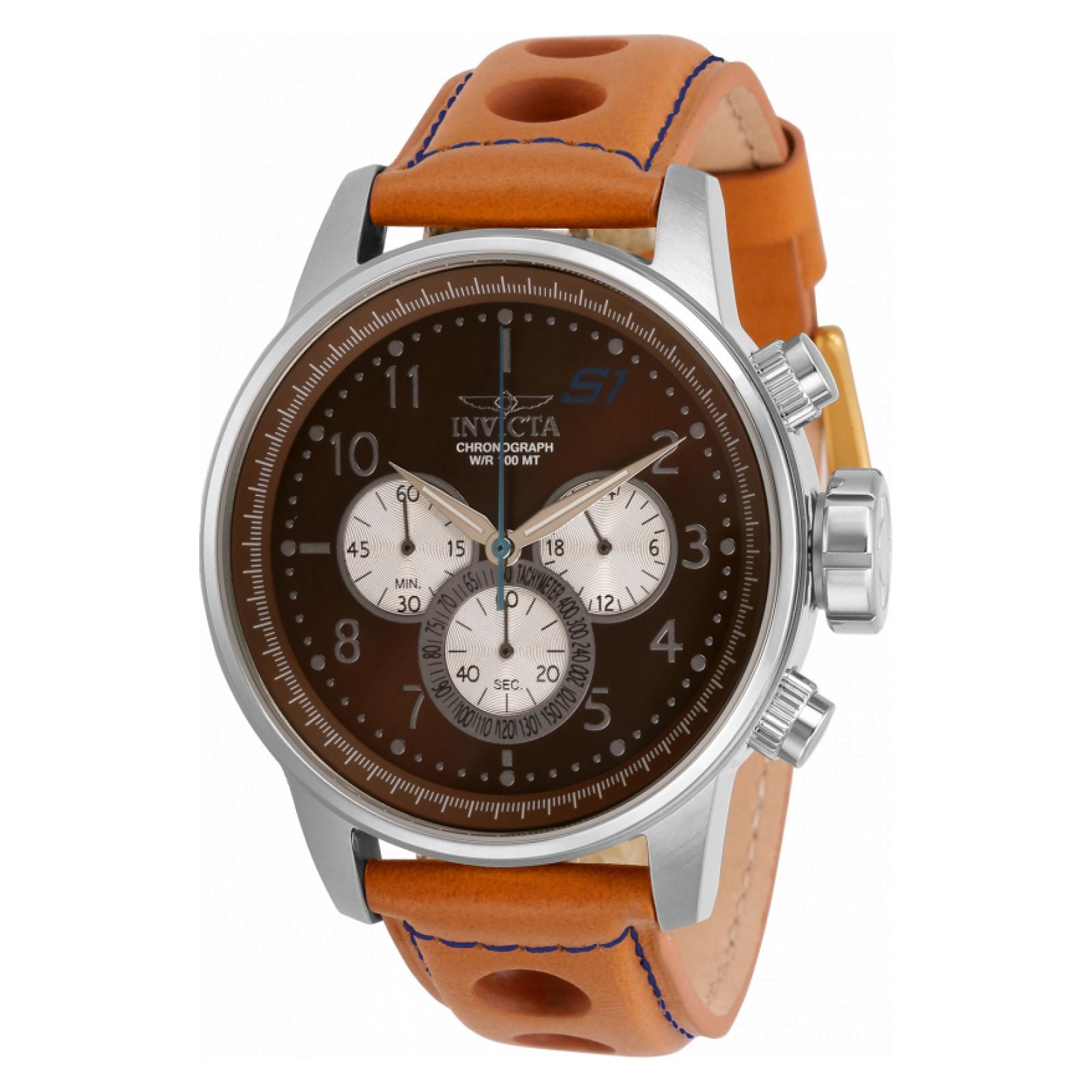 RELOJ CLÁSICO PARA HOMBRE INVICTA S1 RALLY 30916 - MARRÓN CLARO
