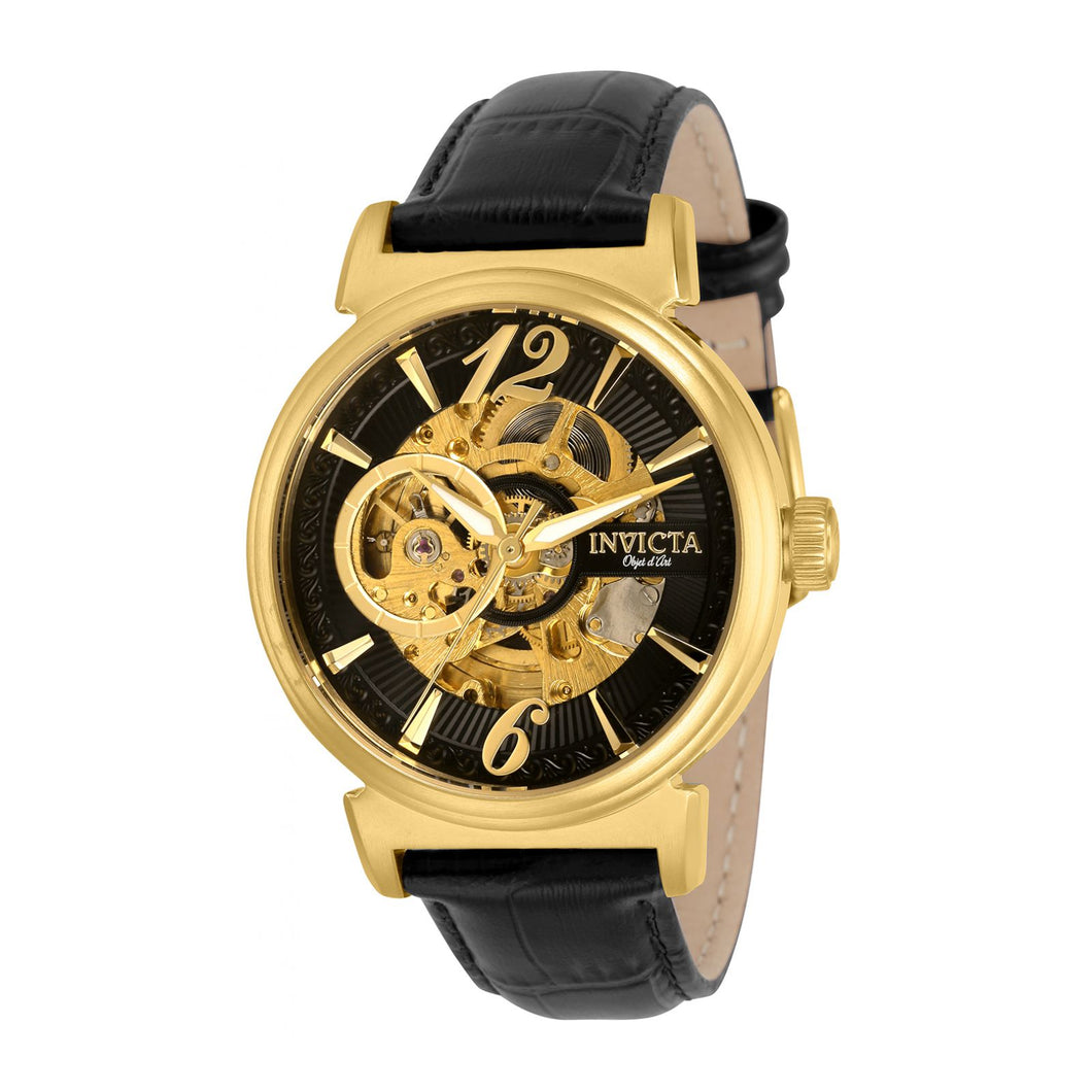 RELOJ CLÁSICO PARA HOMBRE INVICTA OBJET D ART 30463 - NEGRO