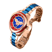 Cargar imagen en el visor de la galería, RELOJ MUJER MARAVILLA PARA MUJER INVICTA DC COMICS 31729 - AZUL, ROJO, ROSA ORO