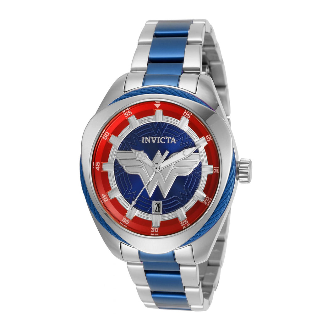 RELOJ MUJER MARAVILLA PARA MUJER INVICTA DC COMICS 31731 - AZUL ACERO