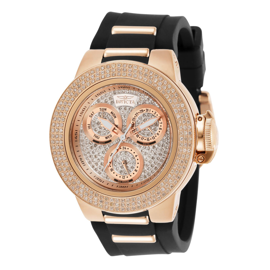 RELOJ DEPORTIVO PARA MUJER INVICTA SUBAQUA 31976 - ORO ROSA, NEGRO