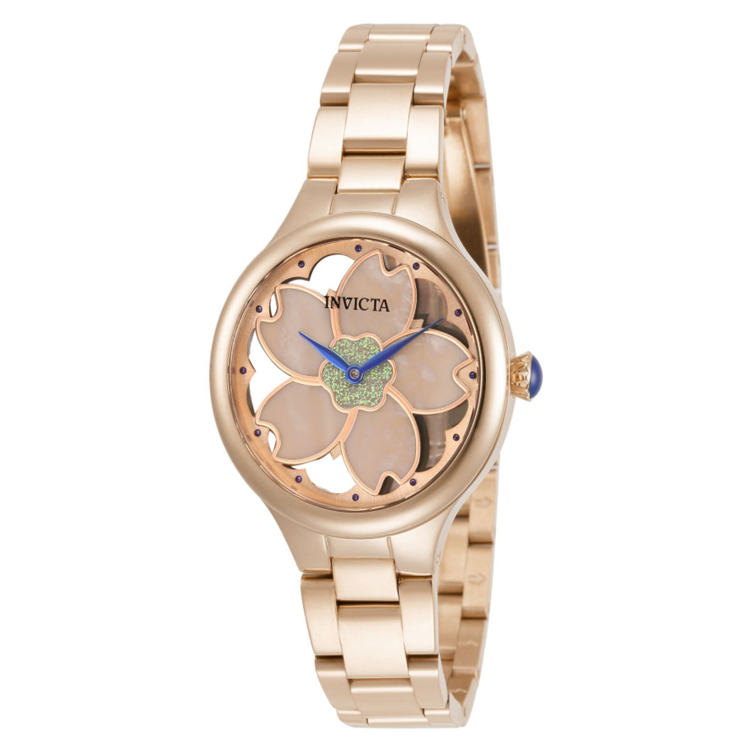 RELOJ  PARA MUJER INVICTA WILDFLOWER 32089 - ORO ROSA