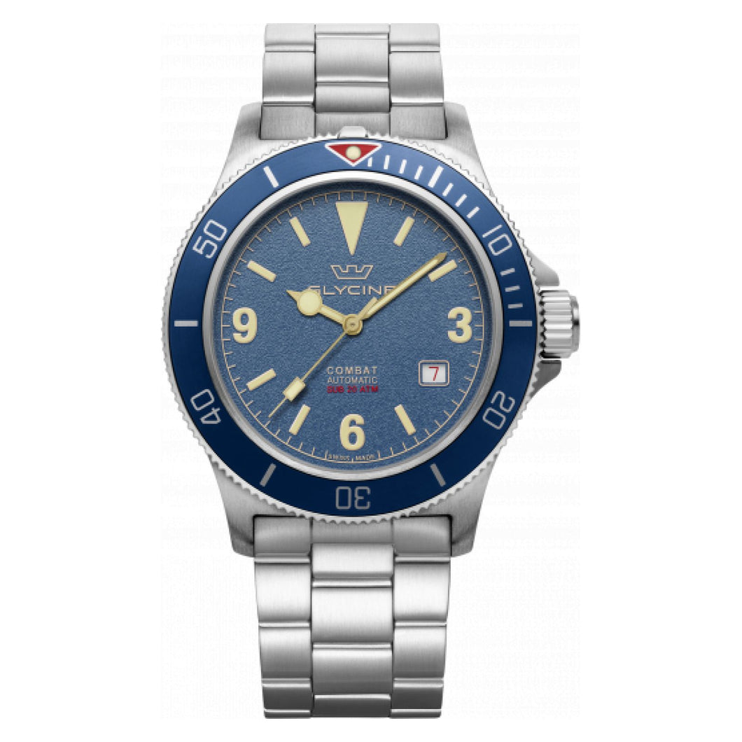 RELOJ  PARA UNISEXO GLYCINE COMBAT GL0260 - ACERO