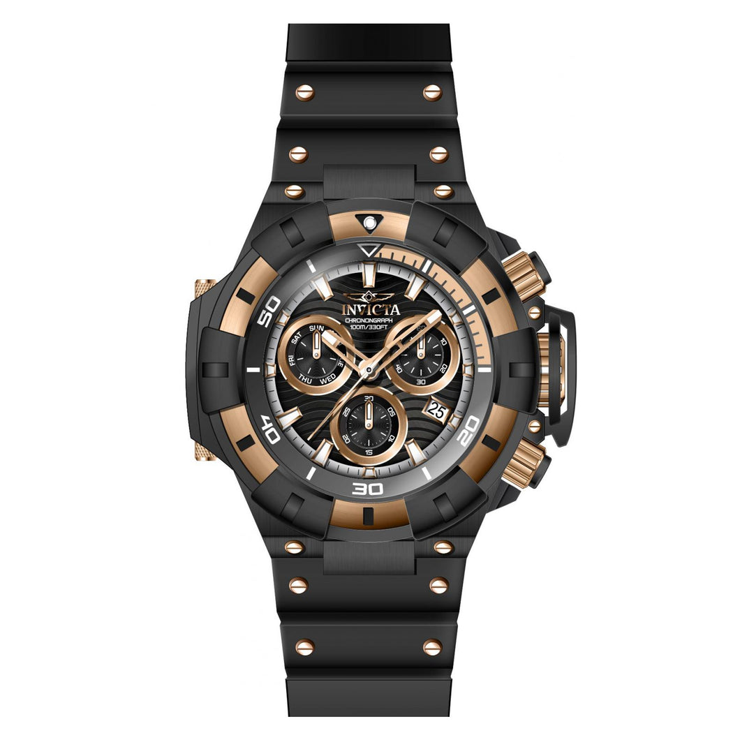 RELOJ  PARA HOMBRE INVICTA AKULA 31896 - NEGRO, ORO ROSA