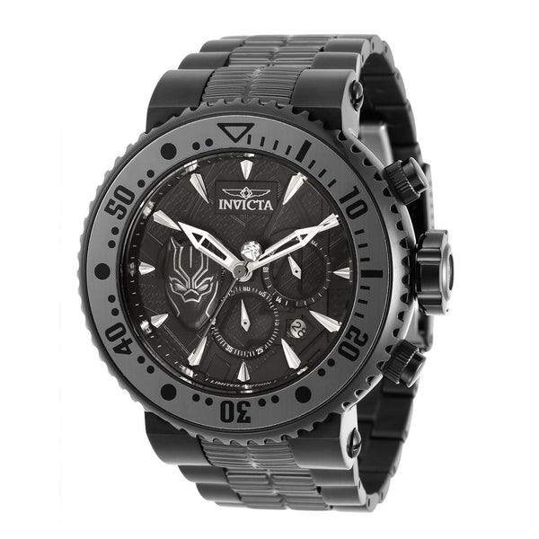 RELOJ PANTERA NEGRA PARA HOMBRE INVICTA MARVEL 31904 NEGRO