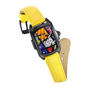 RELOJ CLÁSICO PARA MUJER INVICTA BRITTO 32410 - AMARILLO