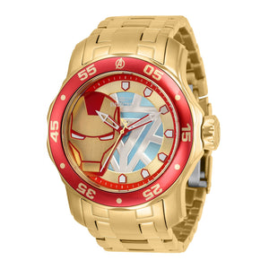 RELOJ HOMBRE DE ACERO PARA HOMBRE INVICTA MARVEL 32423 - ORO