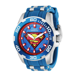 RELOJ SUPERMAN PARA HOMBRE INVICTA DC COMICS 32479 - AZUL, ROJO, AMARILLO