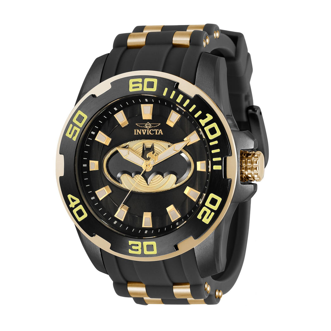 RELOJ BATMAN PARA HOMBRE INVICTA DC COMICS 32480 - NEGRO, ORO