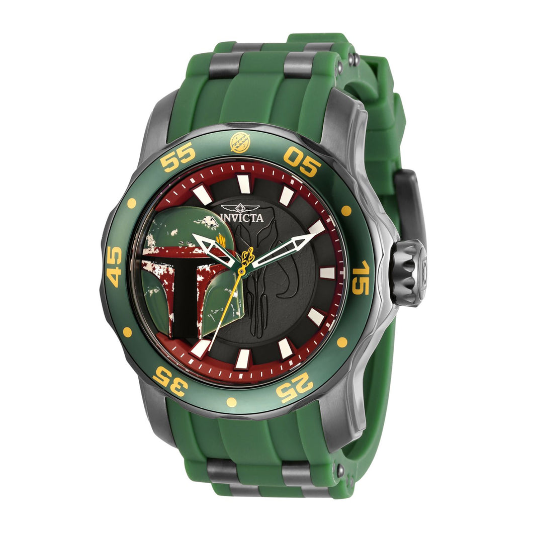 RELOJ BOBA FETT PARA HOMBRE INVICTA STAR WARS 32517 - VERDE