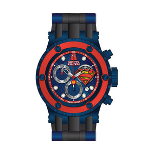 RELOJ SUPERMAN PARA HOMBRE INVICTA DC COMICS 32789 - AZUL, PLATA, ROJO