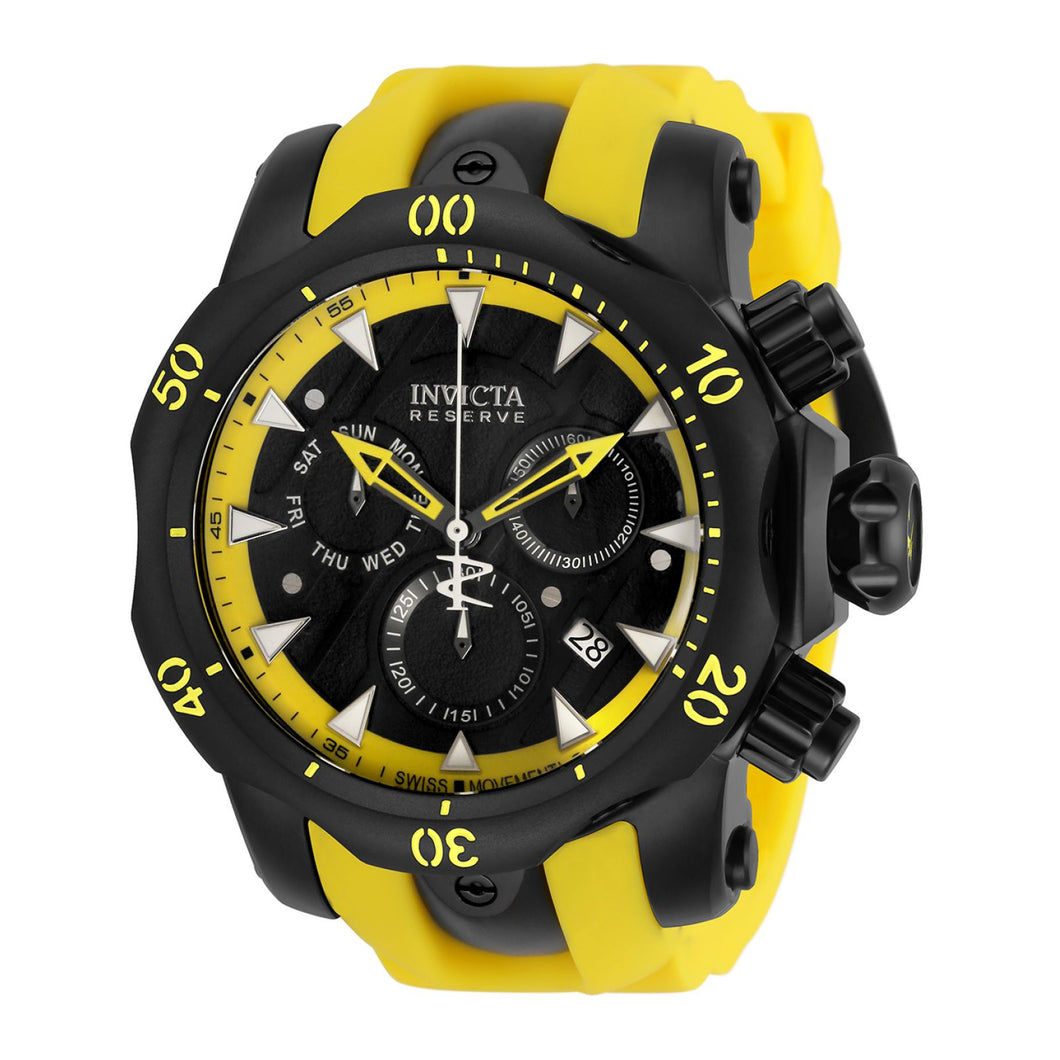 RELOJ DEPORTIVO PARA HOMBRE INVICTA RESERVE 32943 - BLACK, YELLOW