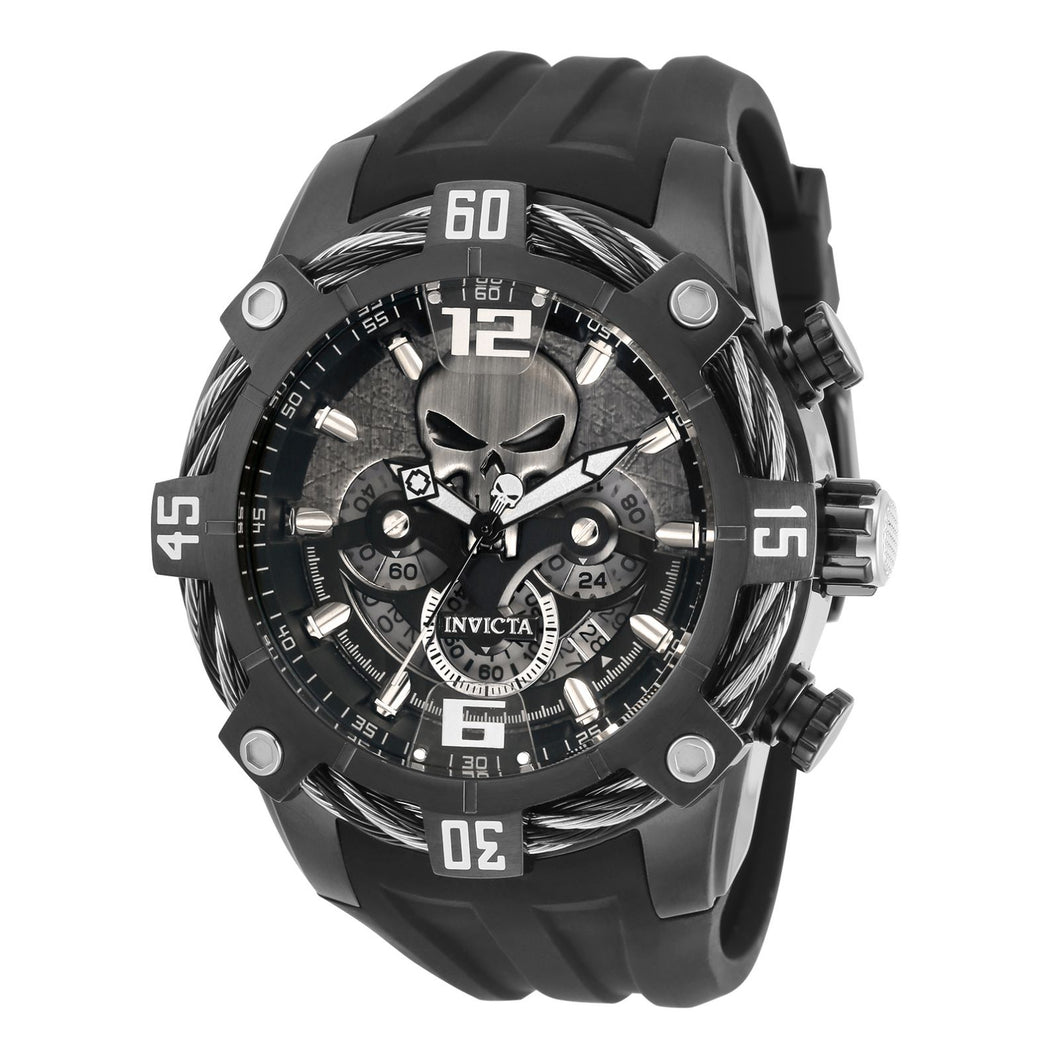 RELOJ PUNISHER PARA HOMBRE INVICTA MARVEL 33163 - NEGRO