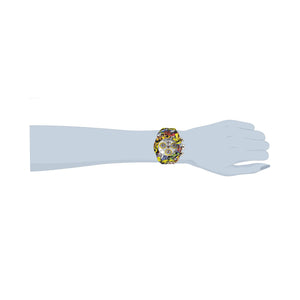 RELOJ  PARA MUJER INVICTA BOLT 33228 - ANTIGUO PLATA, AMARILLO