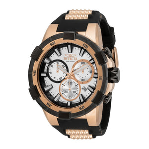 RELOJ DEPORTIVO PARA HOMBRE INVICTA AVIATOR 33290 - PLATA,   NEGRO,   ROSA   ORO