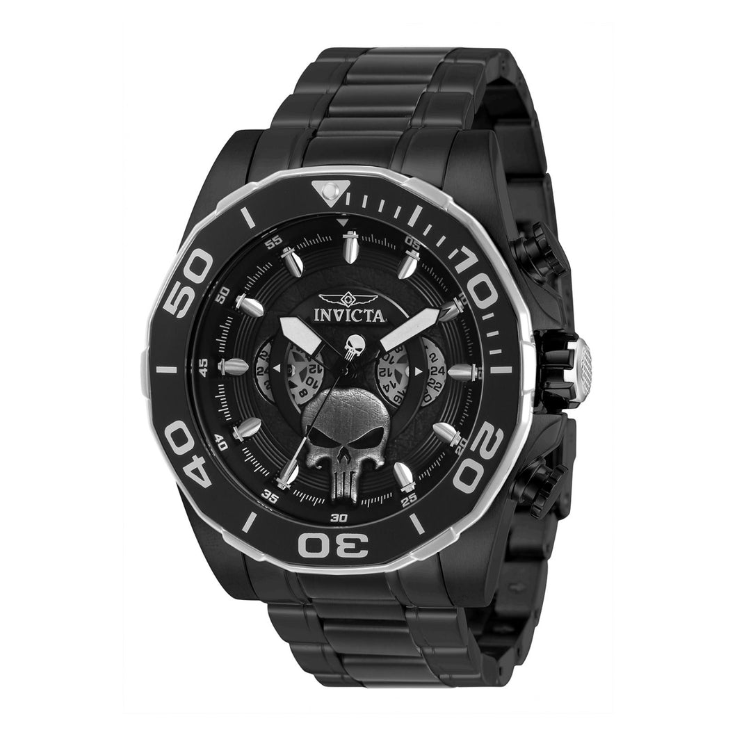 RELOJ CASTIGADOR PARA HOMBRE INVICTA MARVEL 33311 - NEGRO