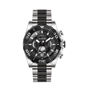 RELOJ PUNISHER PARA HOMBRE INVICTA MARVEL 33369 - ACERO NEGRO