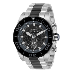 RELOJ PANTERA NEGRA PARA HOMBRE INVICTA MARVEL 33392 - ACERO NEGRO