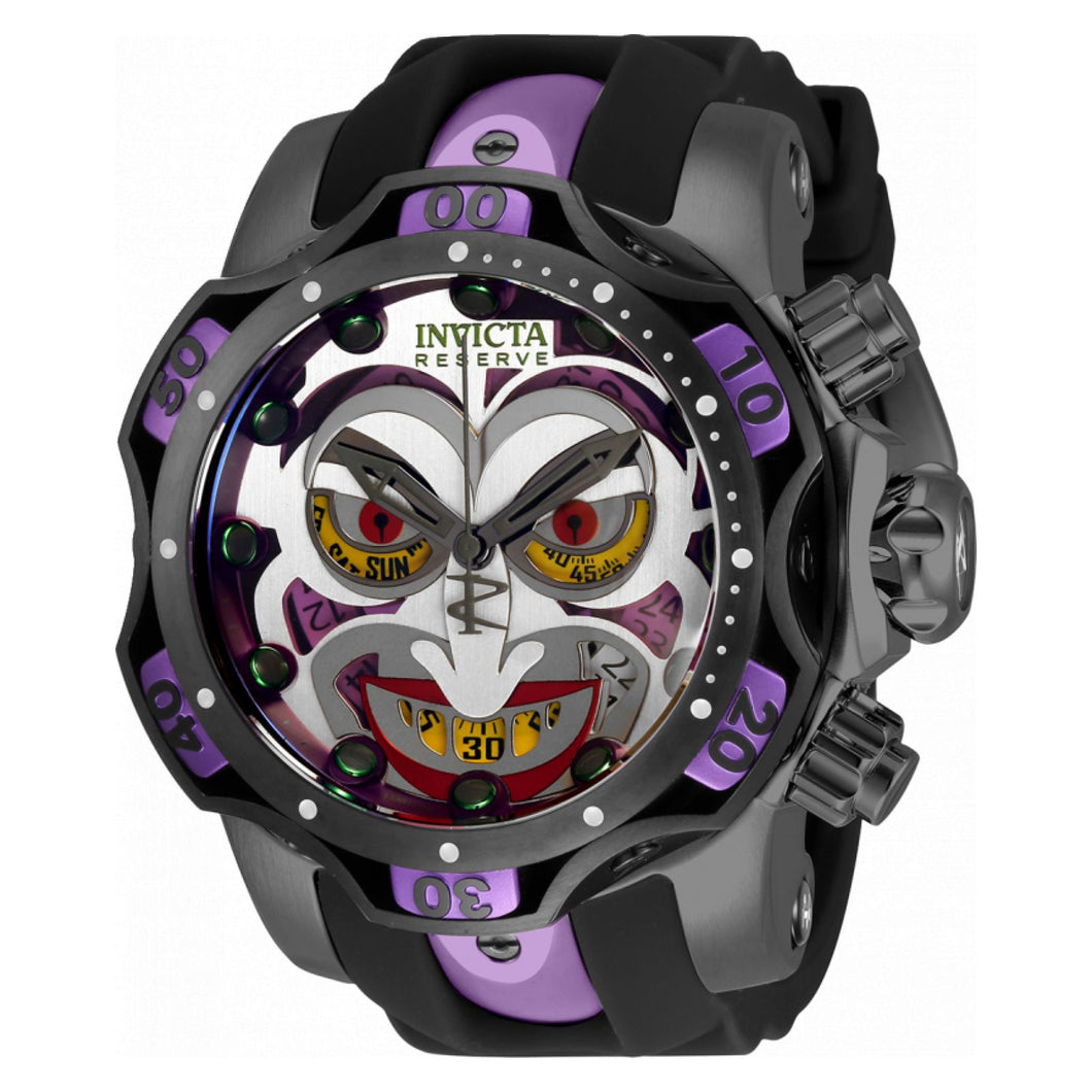 RELOJ BUFÓN PARA HOMBRE INVICTA DC COMICS 33813 - NEGRO, MORADO