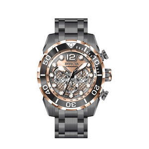 RELOJ  PARA HOMBRE INVICTA PRO DIVER 33830 - ROSA ORO, PLATA