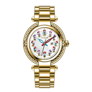 RELOJ MINNIE RATÓN PARA MUJER INVICTA DISNEY LIMITED EDITION 34112 - DORADO