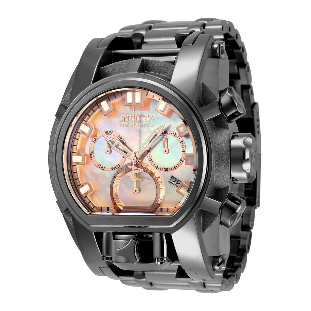 RELOJ  PARA HOMBRE INVICTA RESERVE 34132 - BLANCO, ROSA ORO