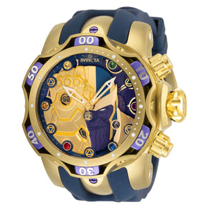 RELOJ THANOS PARA HOMBRE INVICTA MARVEL 34848 - AZUL MARINO, MORADO, DORADO