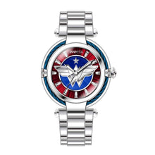 Cargar imagen en el visor de la galería, RELOJ MUJER MARAVILLA PARA MUJER INVICTA DC COMICS 34956 - AZUL, ROJO, BLANCO, PLATA