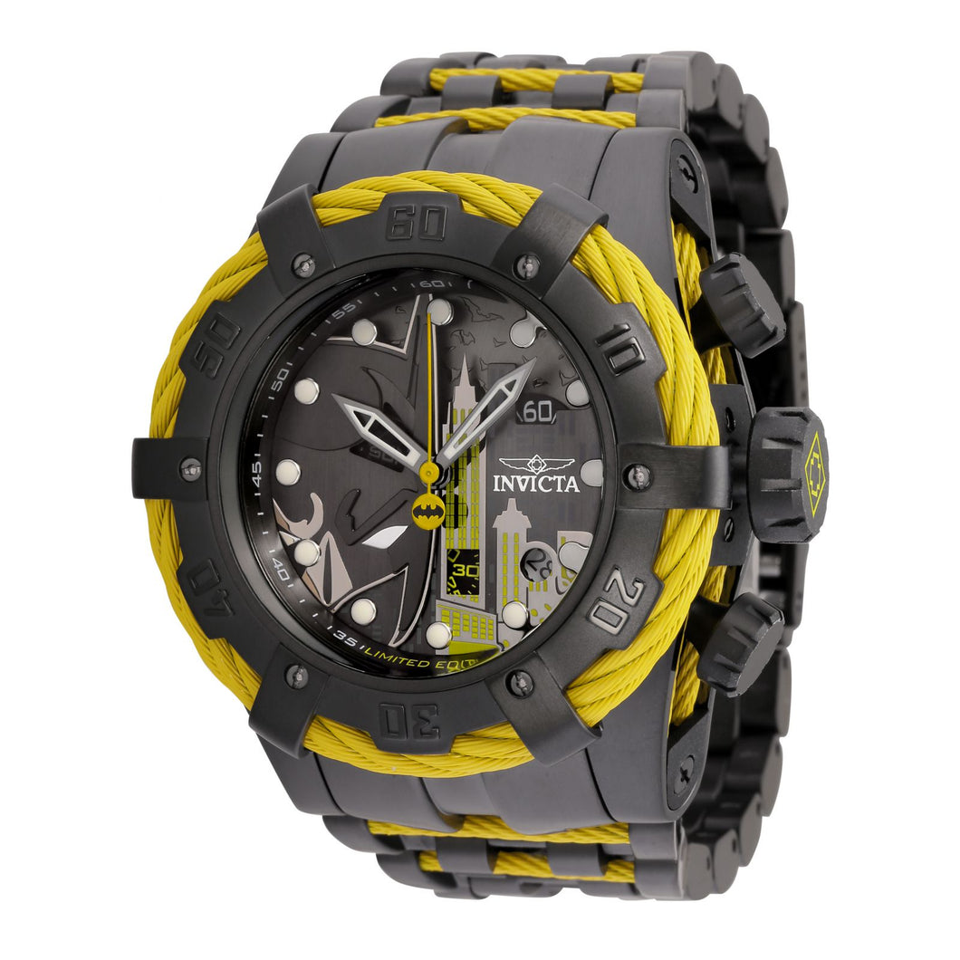 RELOJ BATMAN PARA HOMBRE INVICTA DC COMICS 35320 - AMARILLO NEGRO