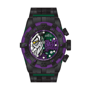 RELOJ BUFÓN PARA HOMBRE INVICTA DC COMICS 35321 - VERDE, NEGRO, PÚRPURA, PLATA, AMARILLO