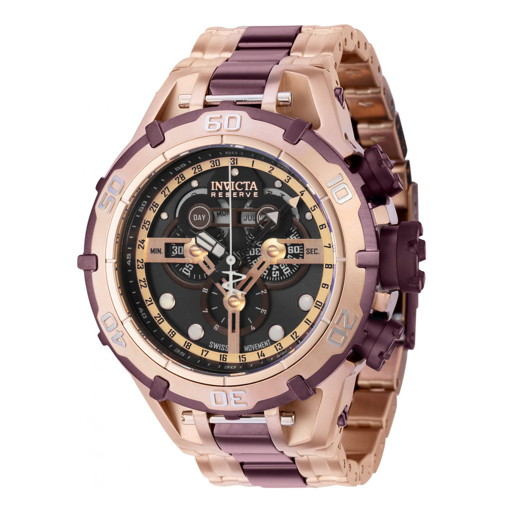 RELOJ  PARA HOMBRE INVICTA SUBAQUA 35391 - NEGRO, ROSA ORO, MARRÓN