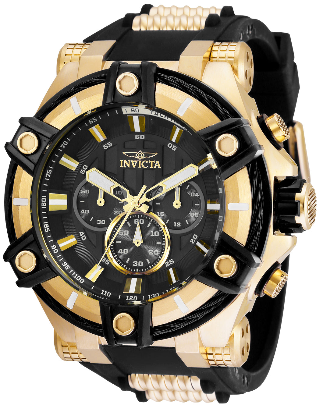 RELOJ DEPORTIVO PARA HOMBRE INVICTA BOLT 35548 - ORO NEGRO