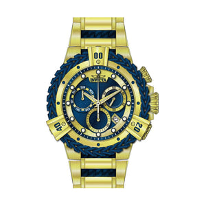 RELOJ  PARA HOMBRE INVICTA BOLT 35570 - DORADO, AZUL OSCURO