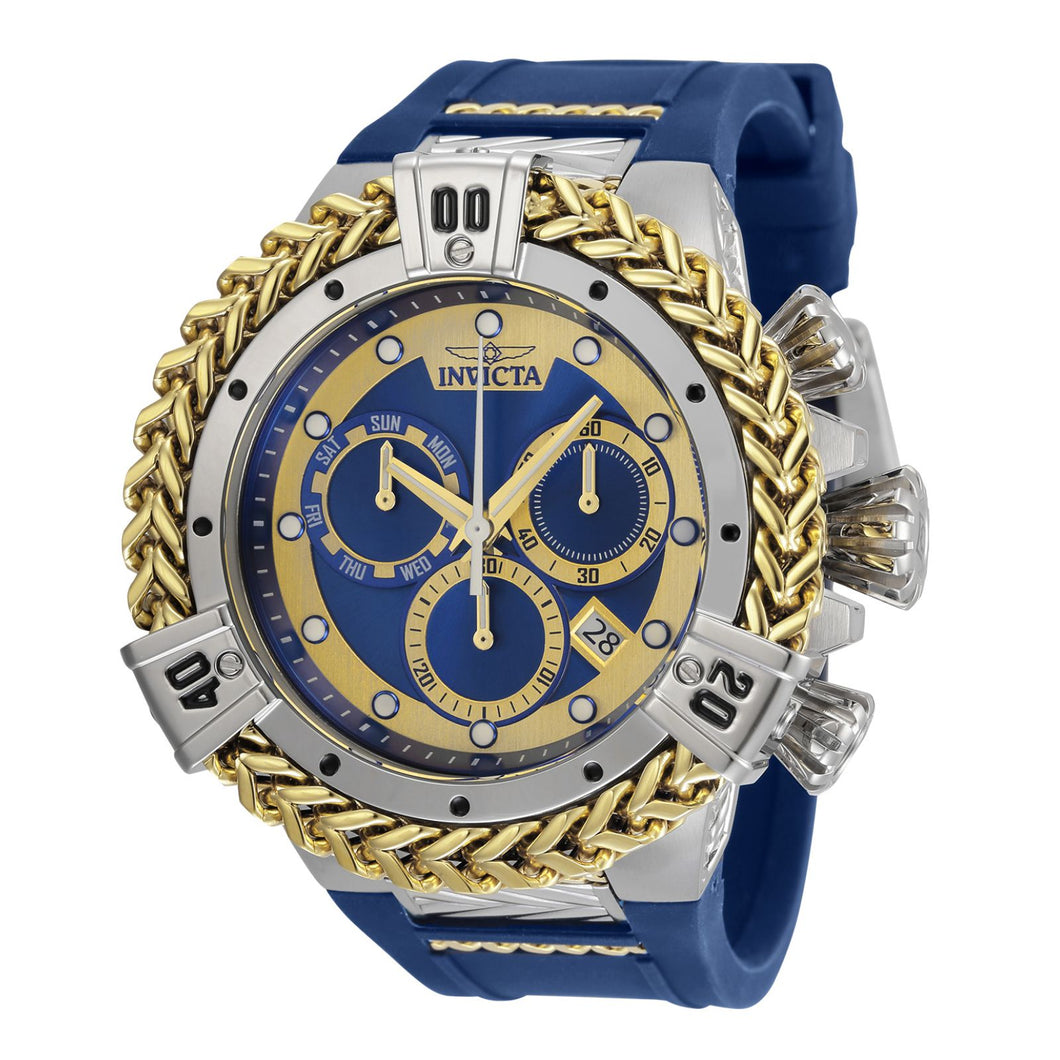 RELOJ DEPORTIVO PARA HOMBRE INVICTA BOLT 35581 - AZUL, DORADO