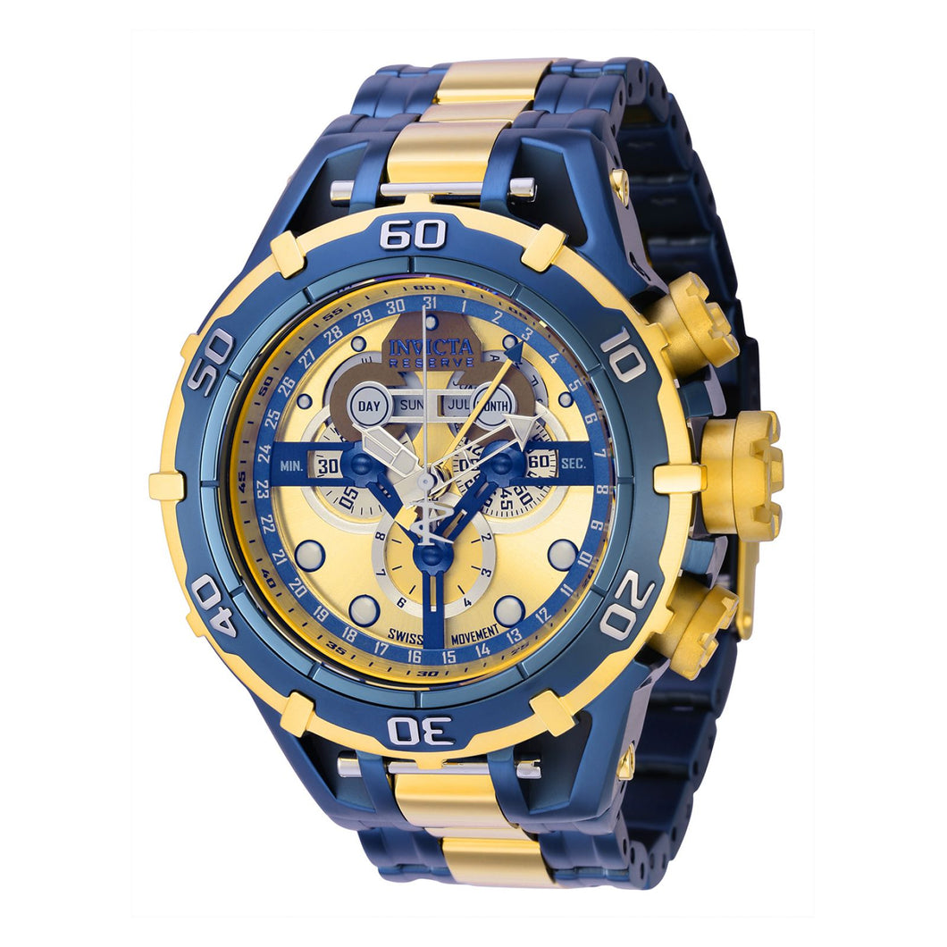 RELOJ  PARA HOMBRE INVICTA SUBAQUA 35626 - ORO, AZUL