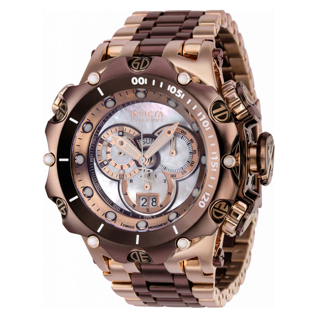 RELOJ  PARA HOMBRE INVICTA RESERVE 35652 - ORO ROSA, MARRÓN