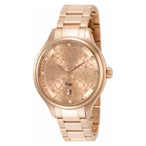 RELOJ  PARA MUJER INVICTA ANGEL 35826 - ORO ROSA