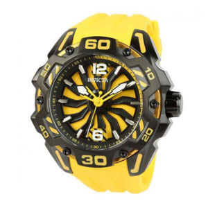 RELOJ DEPORTIVO PARA HOMBRE INVICTA AVIATOR 36101 - NEGRO, AMARILLO