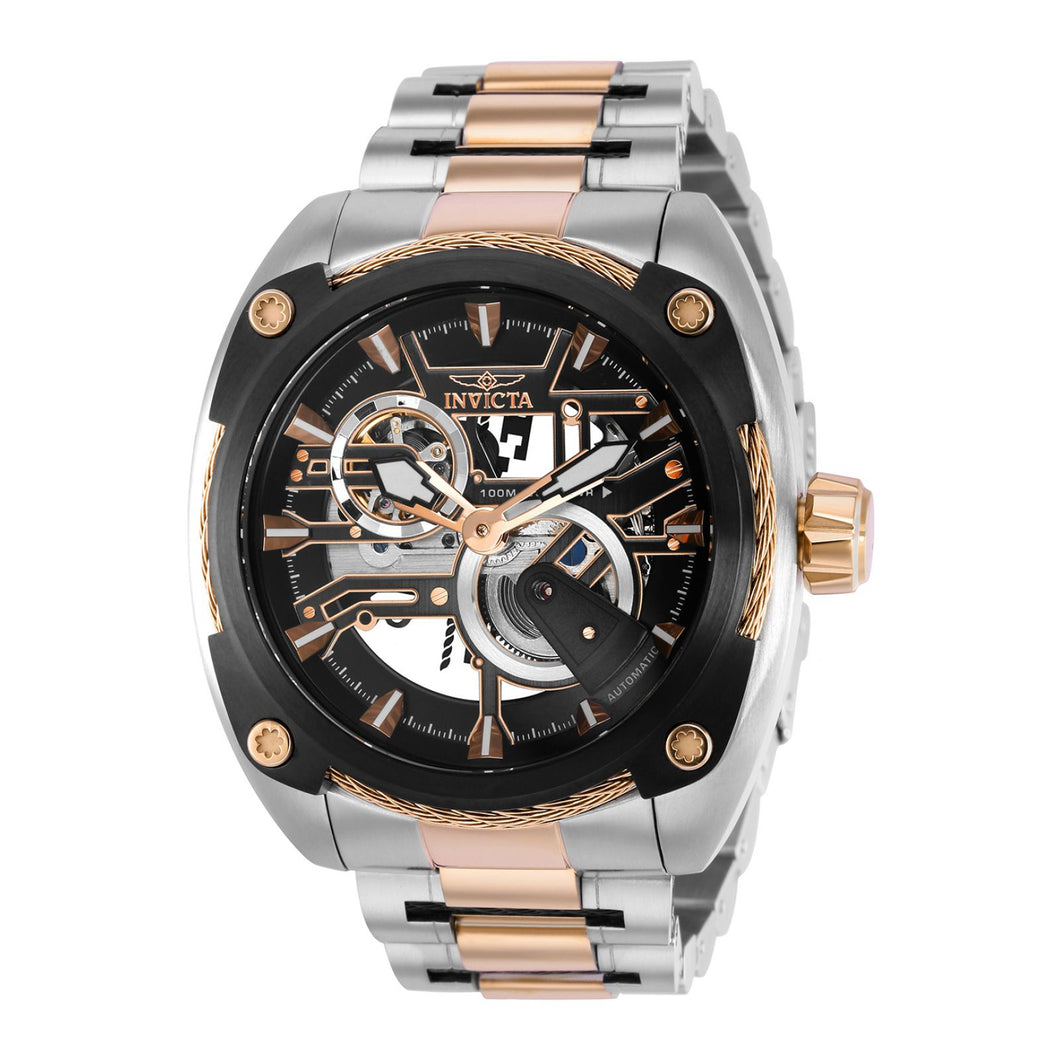 RELOJ  PARA HOMBRE INVICTA BOLT 36284 - ACERO, NEGRO, ORO ROSA