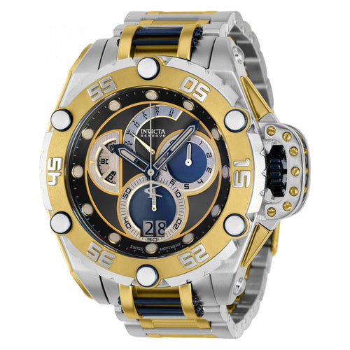 RELOJ  PARA HOMBRE INVICTA FLYING FOX 36836 - ACERO, ORO, AZUL OSCURO