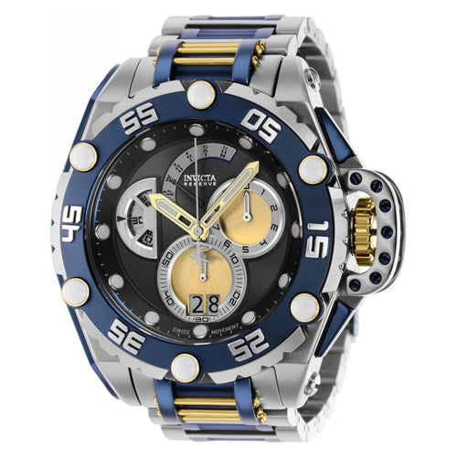 RELOJ  PARA HOMBRE INVICTA FLYING FOX 36837 - ACERO, AZUL OSCURO, DORADO