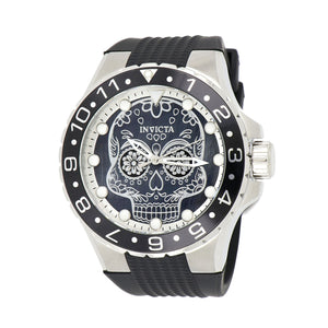 RELOJ DEPORTIVO PARA HOMBRE INVICTA AVIATOR 36855 - PLATA,   NEGRO