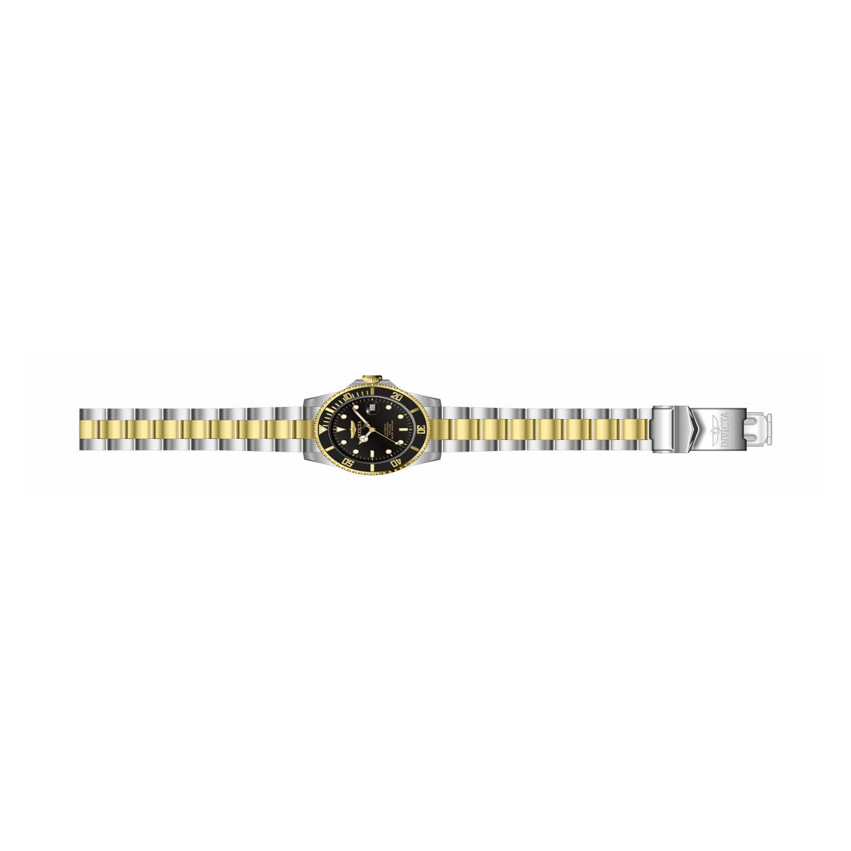 Invicta Pro Diver 36973 Orologio Uomo Automatico: 44mm Acciaio, Quadrante Nero, Impermeabile 20 Bar