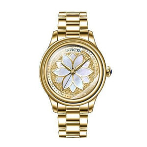 RELOJ  PARA MUJER INVICTA WILDFLOWER 37085 - BLANCO, ORO