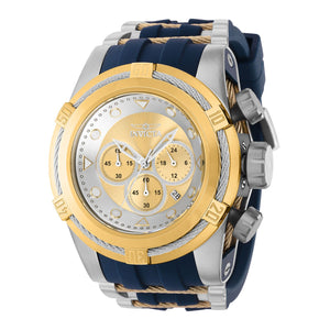 RELOJ DEPORTIVO PARA HOMBRE INVICTA BOLT 37198 - AZUL, ACERO, ORO