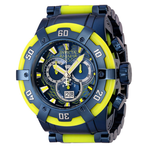 RELOJ  PARA HOMBRE INVICTA RESERVE 37339 - DARK BLUE, YELLOW